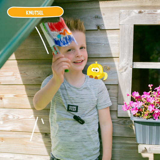 Knutsel - Koningsdagvlaggetjes