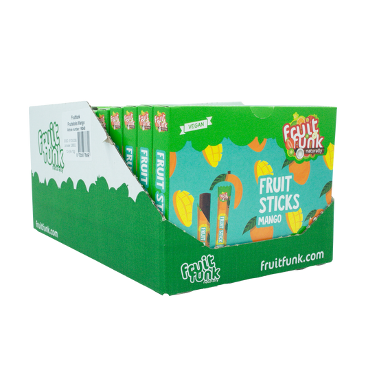 Fruitsticks 8-pack mango (display)