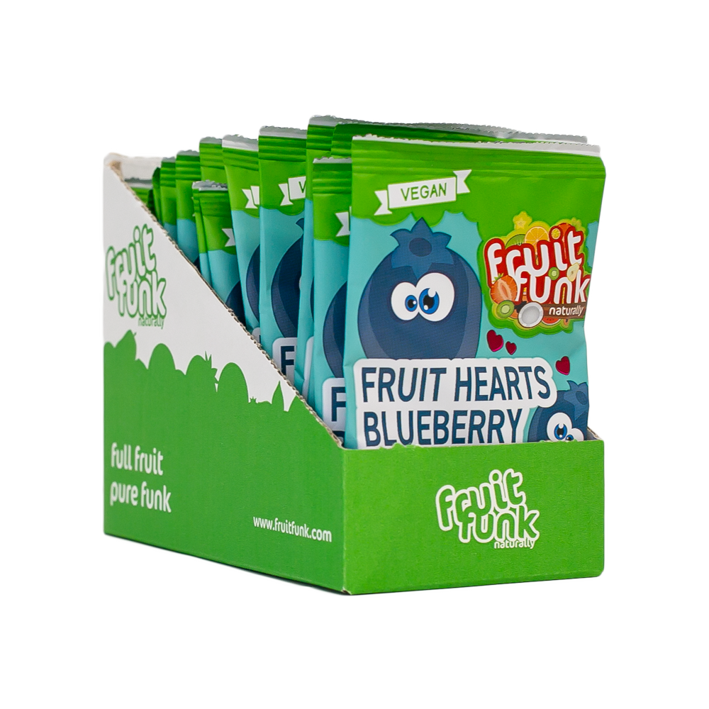 Fruit Hearts Blueberry (14 stuks)