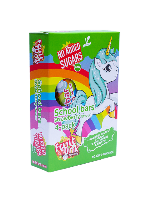 Unicorn Schoolbars 4-pack