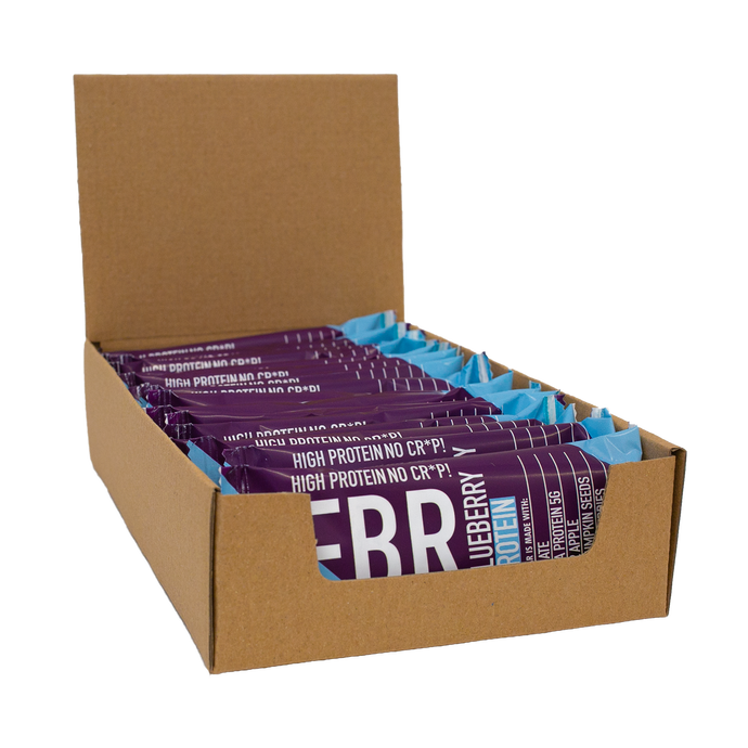 FBR Blueberry Protein 30 gram (display 24 stuks)